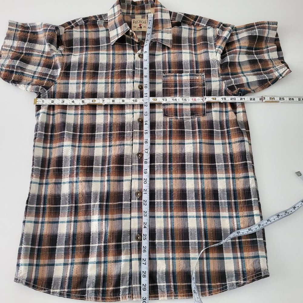 RedHead Short Sleeve Button Down Size M - Picture 5 of 5